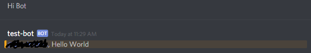 We learned how to host a Discord bot!