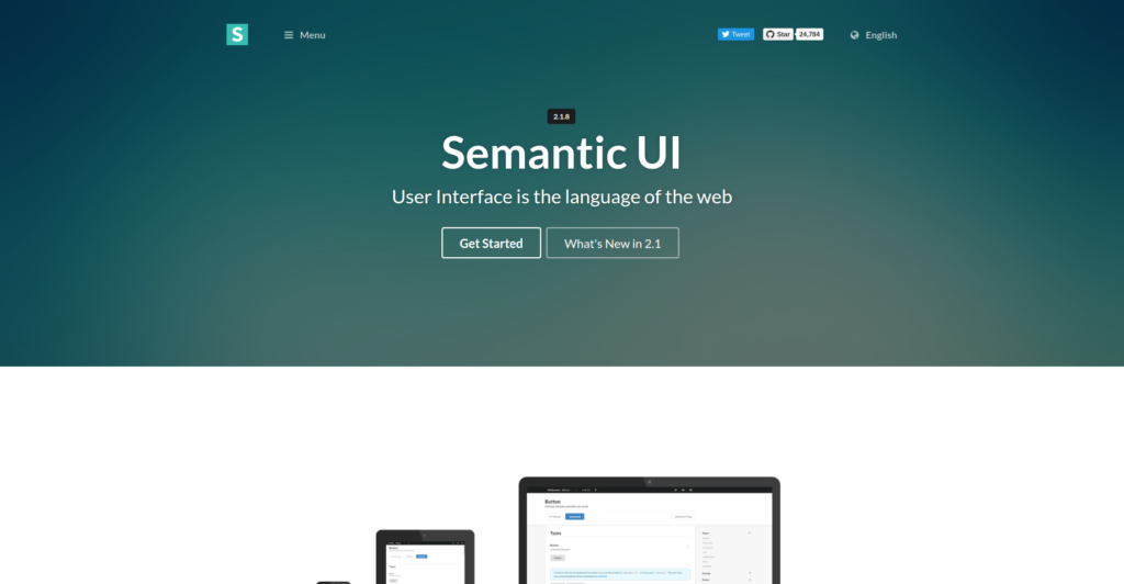 best CSS frameworks: Semantic UI