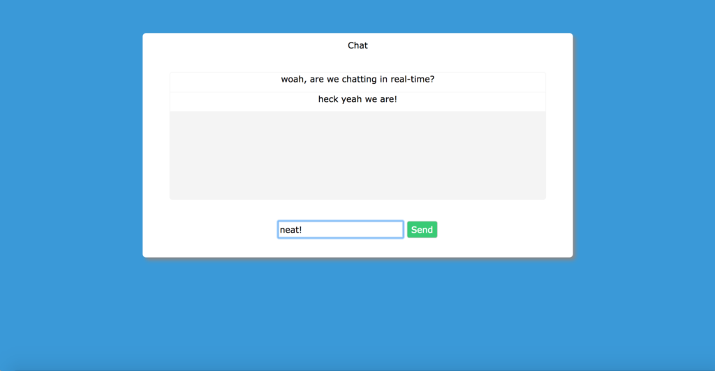How to Create A Real-time chat app node.js web app