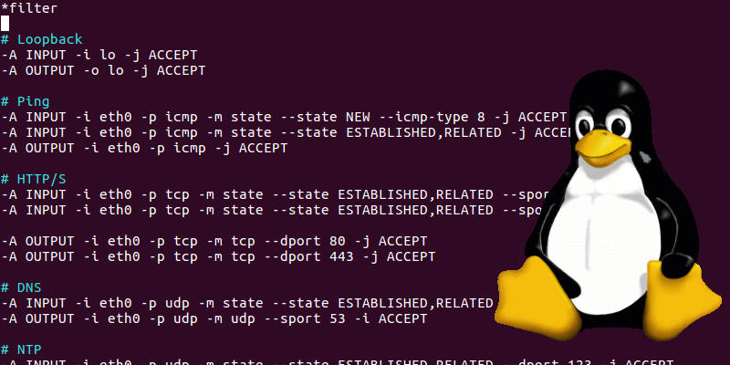 iptables tutorial conclusion