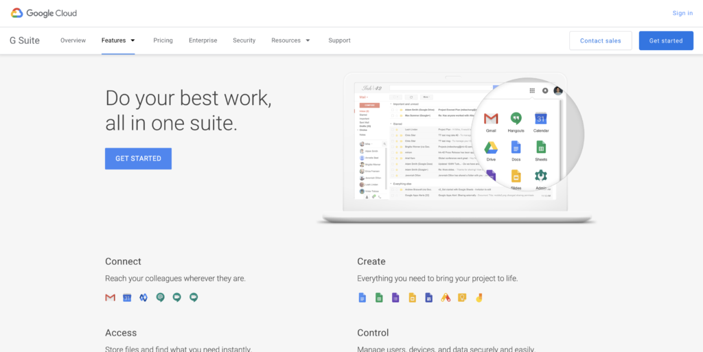 Productivity tool: G Suite, an all around  great cloud solution aside from cloud storage