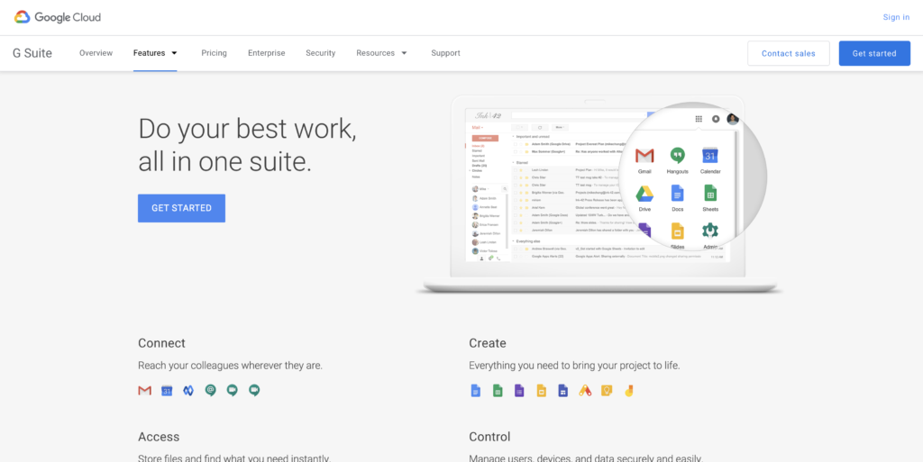 Productivity tool: G Suite, an all around great cloud solution aside from cloud storage