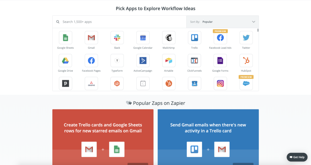 Top ten productivity tools for 2020: zapier