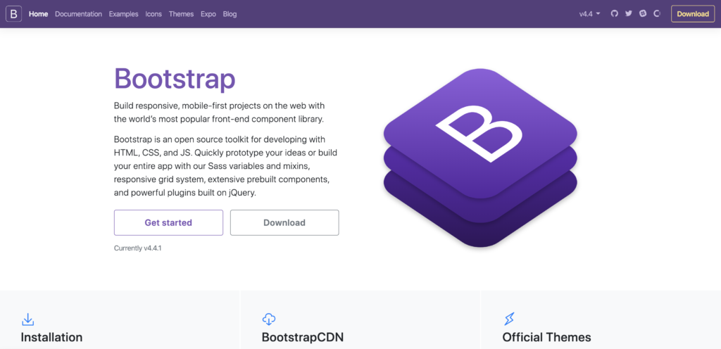 Bootstrap, a responsive open source toolkit for web developers