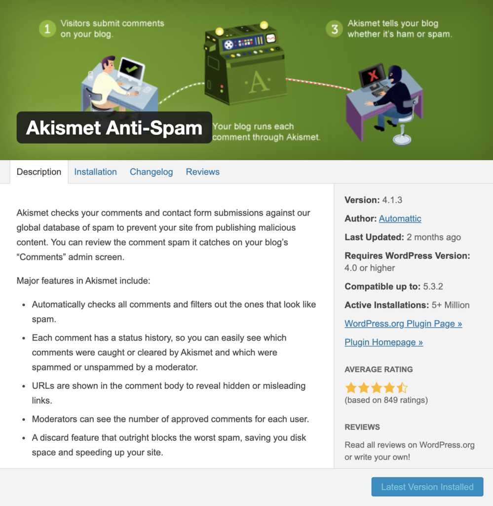 Akismet Anti-Spam