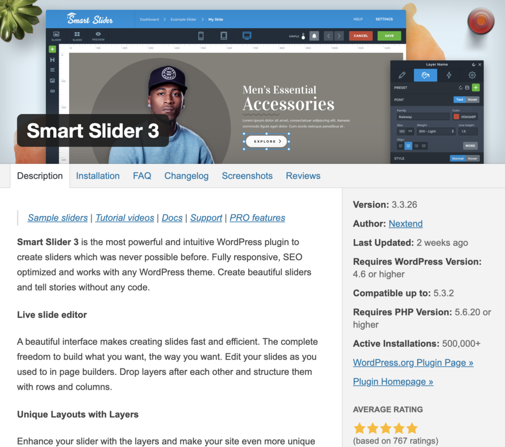 10 must-have wordpress plugins for 2020: smart slider 3