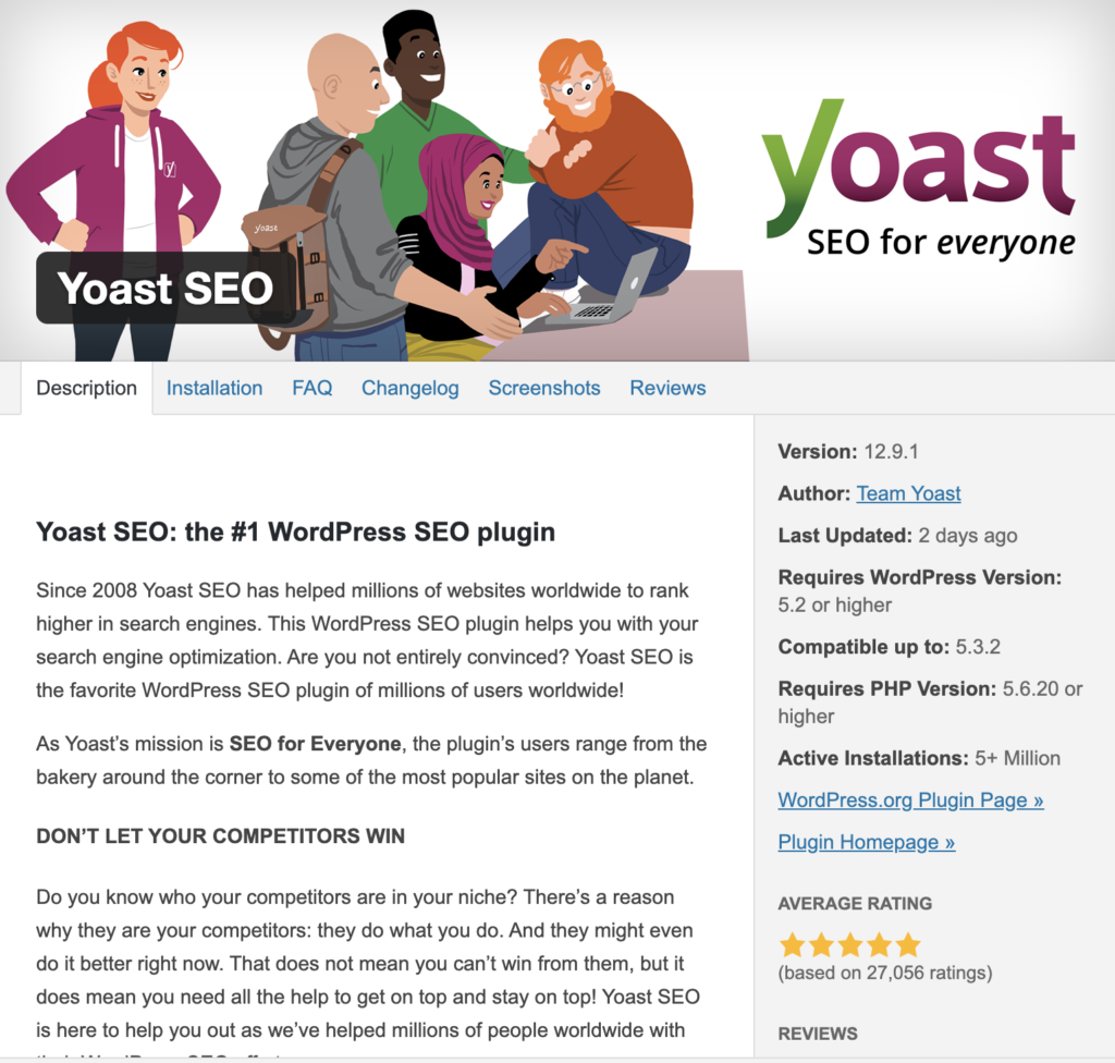 Website management and Search engine optimization - Yoast SEO