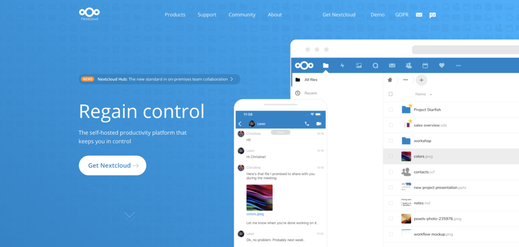 COVID-19: Back Up Your Work On the Cloud. Nextcloud Server