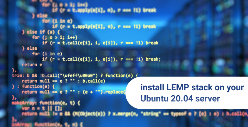 install LEMP stack on your Ubuntu 20.04 server